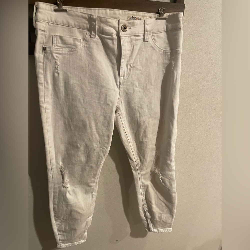 Pistola White Denim Jeans Size 31